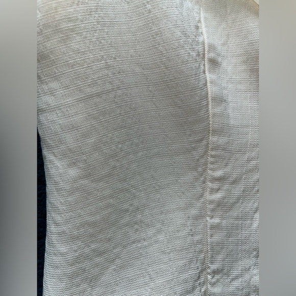 SANDRO MINI PLEATED SUIT DRESS - ECRU WHITE SIZE 6 US (38) (PREOWNED) - Picture 15 of 15